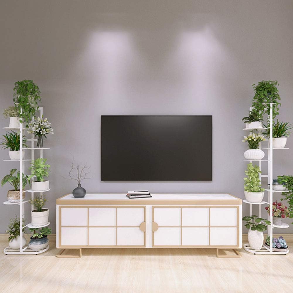 Blumentreppen Yahao Blumentreppe 5 7 9 Ebenen Aus Metall Blumenstander Fur Innen Und Aussen Garten Balkon Black S Garten Cerocero Mx