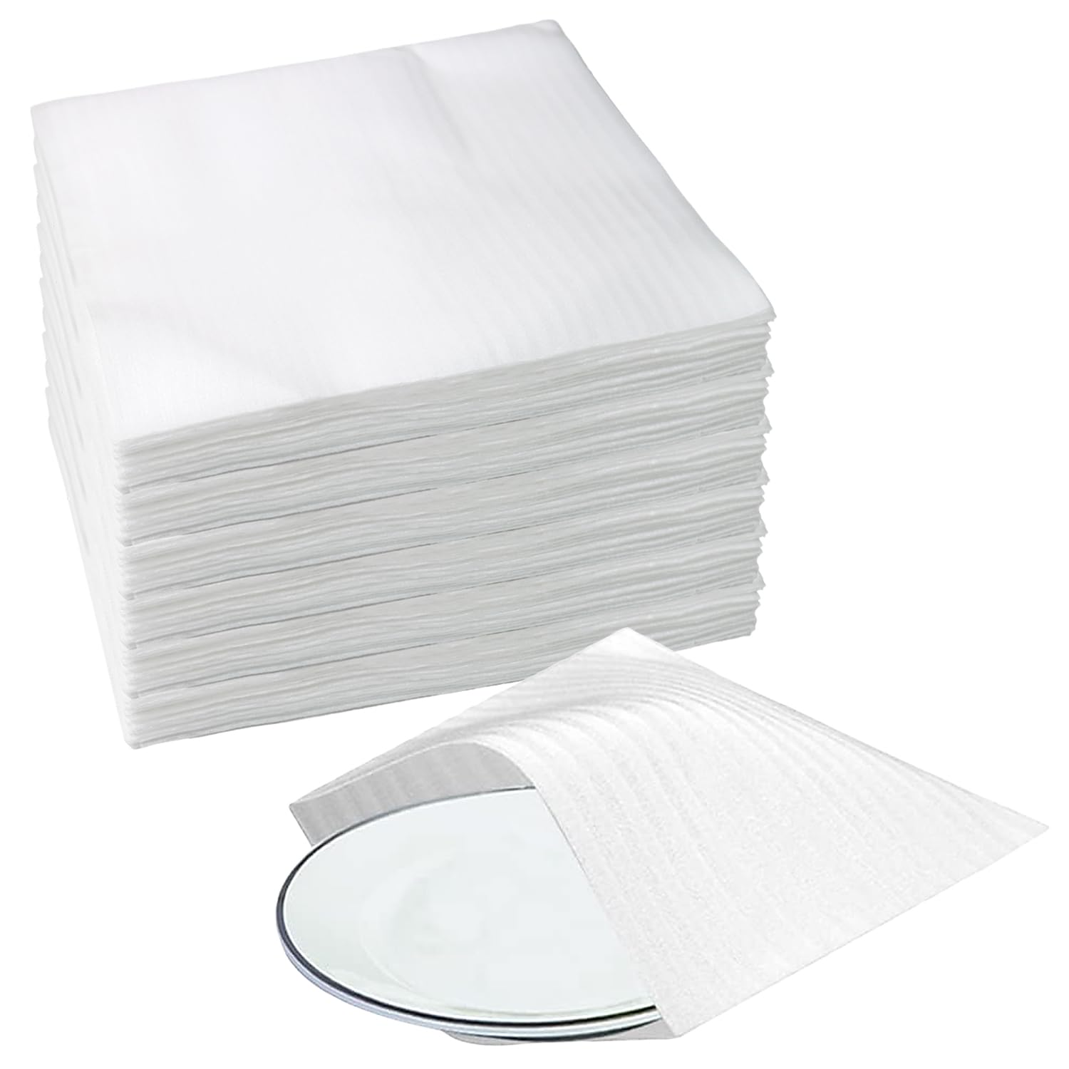 Casoter 100Pcs Foam Packing Sheets Gift Wrapping Foam Pouches for Moving House Packaging Shipping 11.8"x11.8"