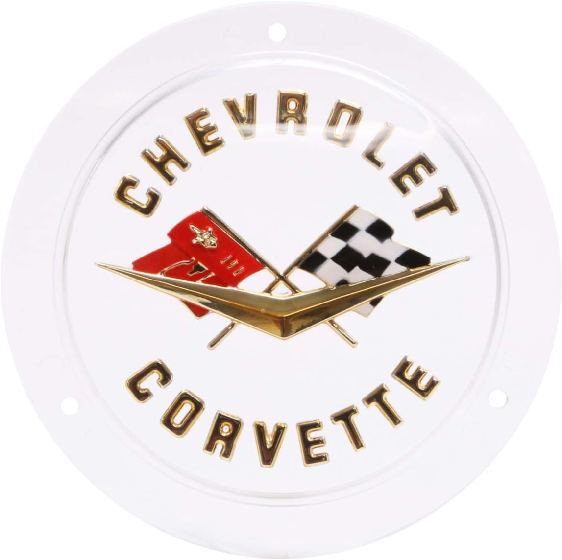 Trim Parts 5090 Rear Emblem (1958-1960 Corvette Gold)