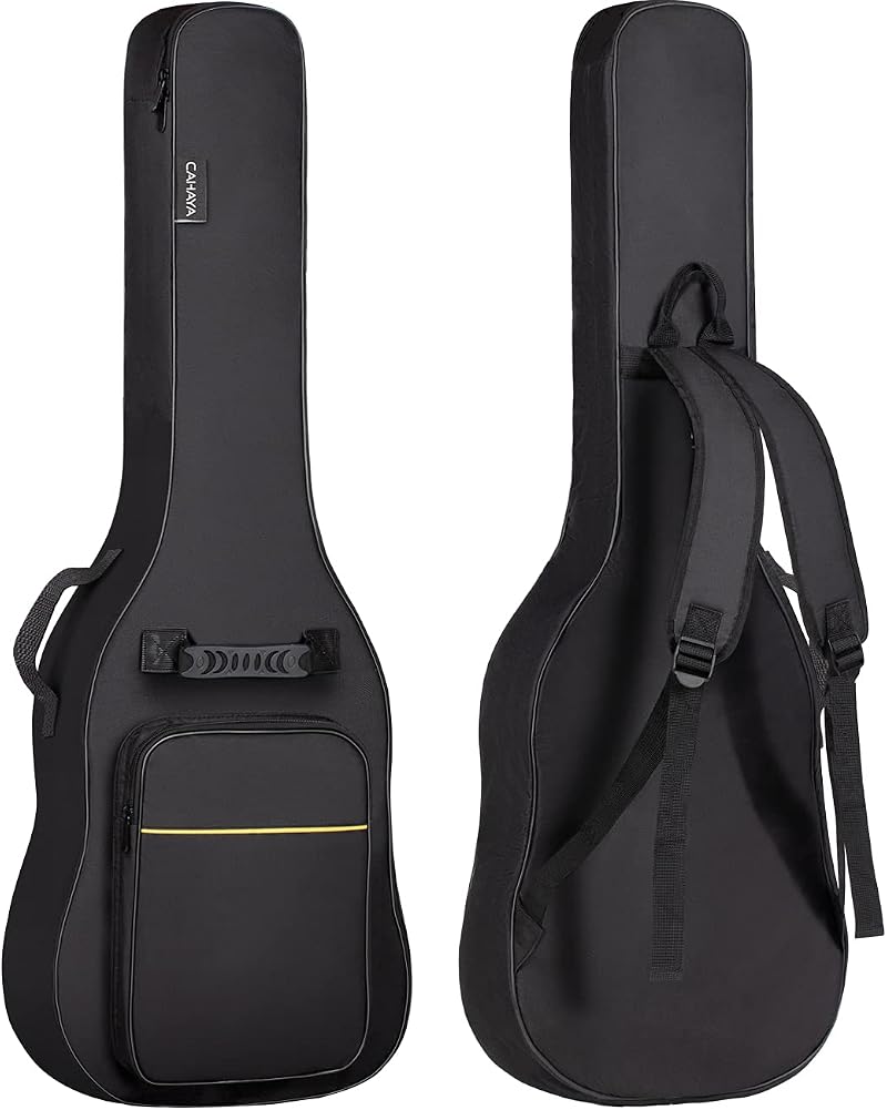 CAHAYA Electric Guitar Bag CY0226 6mm Padding Padded Backpack Black