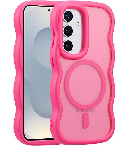 Amazon.com: UEEBAI Wave Frame Silicon Case for Samsung Galaxy S25