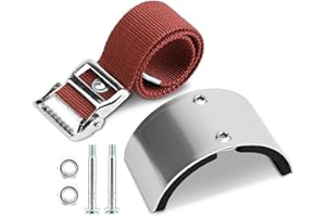 JIANWEI 2pcs Stilts Comfort Straps Kit, Universal Drywall Stilt Straps and Foot Rest, Stilts Leg Band Replacement Easy Use Leg Band for Drywall, Painting, Insulation(as Shown)