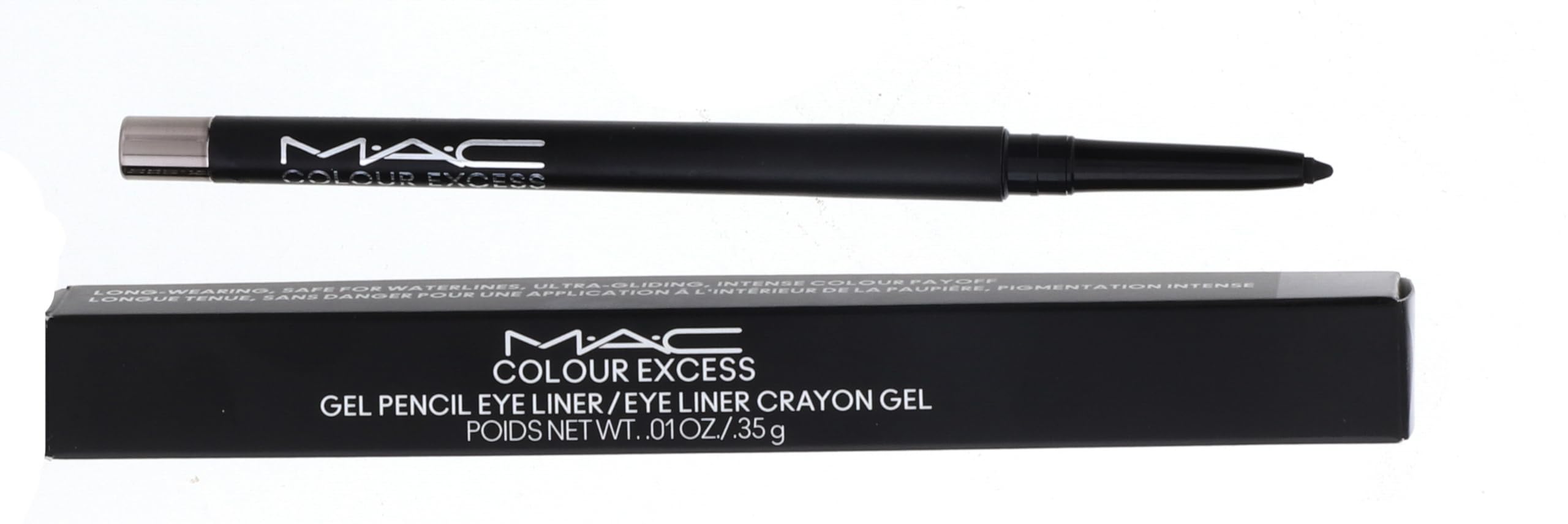 Photo 1 of M.A.C. Colour Excess Gel Pencil Eye Liner - Glide or Die (Carbon black)