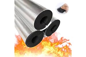 Pipe Insulation Tubing Self Adhesive Foam Pipe Sleeve Water Tube Insulation Tube 1-1/2" 2" 2-1/2" 3" 3-1/2" 4" Anti-collision