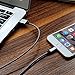 Lightning Cable 6.6 ft,[3-Pack]Durable and Fast Charging 8pin Lightning to USB Cable for iPhone7/7plus/6/6plus/6s/6splus/5/5s/5c/SE, iPad 2 3 4 Mini Air Pro, iPod -White(Black &Gray)