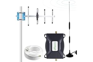 AFFANNI Cell Booster AT&T Cell Phone Signal Booster T Mobile ATT Signal Booster 5G 4G LTE Band12/17 AT&T Cell Phone Booster for Home, Cell Signal Booster AT&T Cellular Signal Booster ATT Extender AT&T Booster