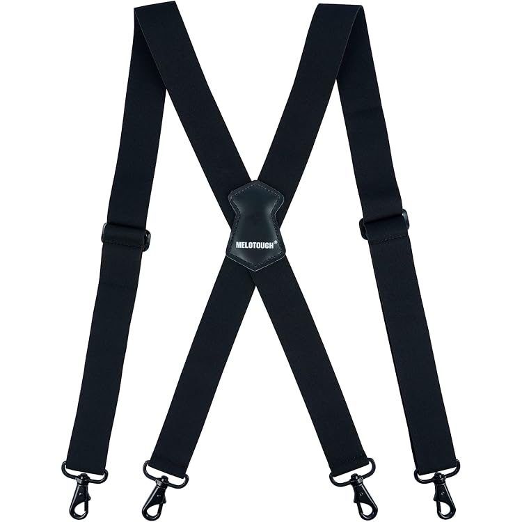 SuspenderStore Glitter Suspenders - 1.25-Inch Wide Elastic - Clip - 2 SuspenderStore Glitter Suspenders - 1.25-Inch Wide Elastic - Clip - 2