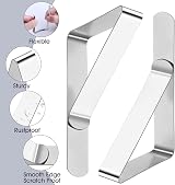 Paxcoo Tablecloth Clips 30 Pieces Stainless Steel Adjustable Holders view 3