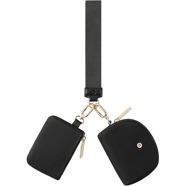 Amazon.com: Keychain Wallet Mini Zip Around Wristlet Wallets for
