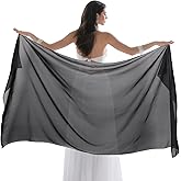 COSICS Belly Dance Veil Chiffon Dancer Hand Scarf for Women Races Costume