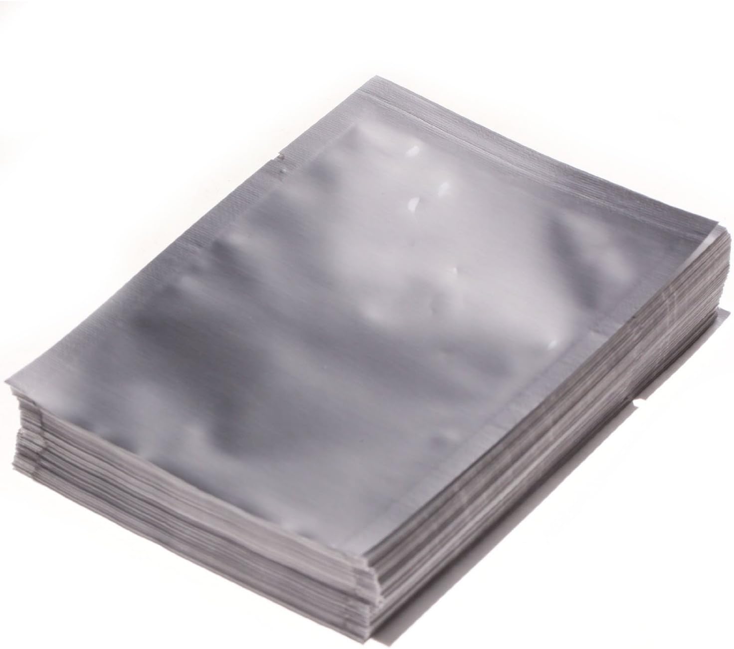 100 x Aluminium Foil Mylar Food Bags Vacuum Seal Silver Kitchen Food Bags