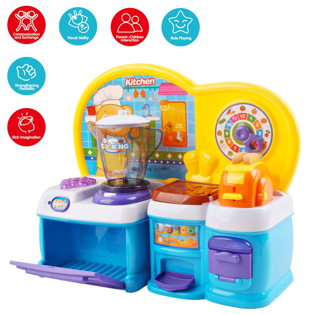 mini kitchen and home appliances toys