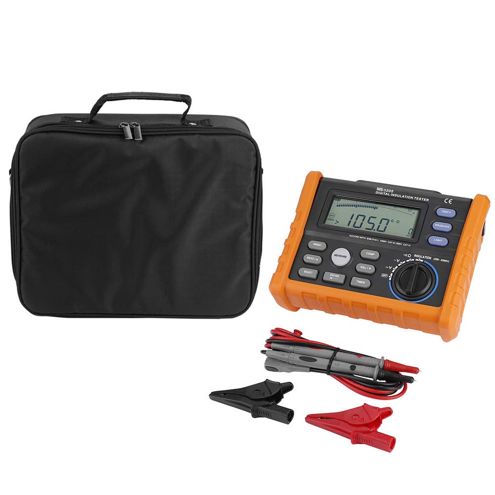 Peakmeter MS520 Digital Multimeter Insulation Resistance Tester Megger 0.01 MΩ-100 GΩ