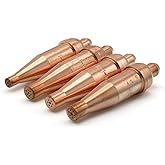 Flame Tech Scorpion Tip Acetylene Victor Style Cutting Torch Tip Kit - Sizes 0-3, Series 1, Type 101