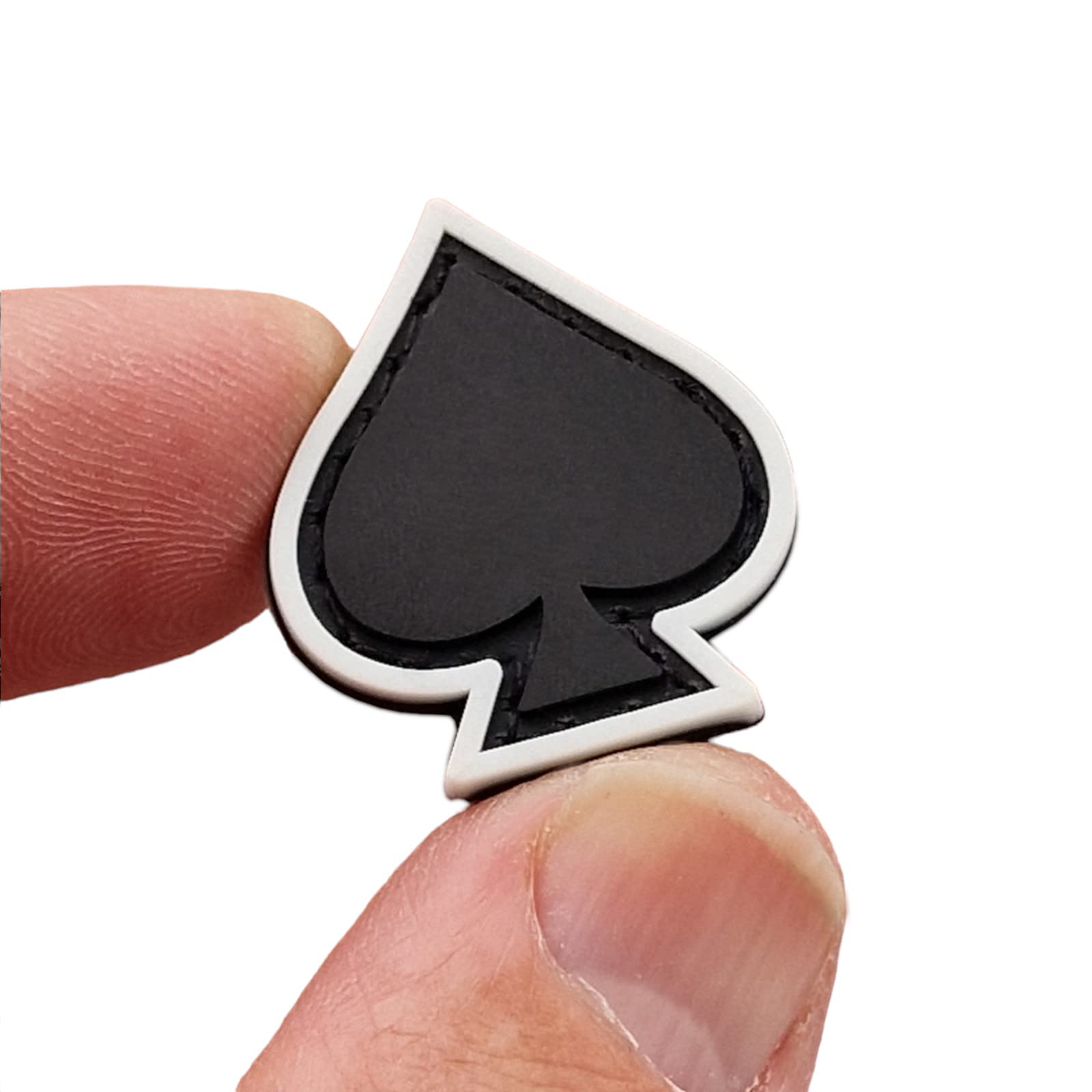 Spade PVC Cat Eye Patch (Glow in The Dark)