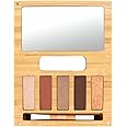 Zao Eyeshadow Palette 5 Shades Pearly, Matte, Ultra Shiny Face Smokey Eye Make Up Highly Pigmented Warm Tones Contouring & Highlighting Blendable Long Lasting Cosmetics Travel Kit 6.5g (Spicy Chic)