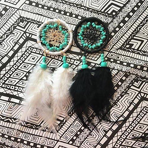 Turquoise Dreamcatcher - Rear view Mirror Accessory - FREE SHIPPING - Car Dream Catcher