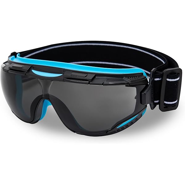 ToolFreak Spoggles Safety Glasses - ANSI Z87 Rated Protective Eyewear With Foam Padding