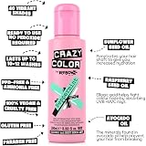 Crazy Color Peppermint Pastel Semi-Permanent Hair Dye 100ml Vegan view 4
