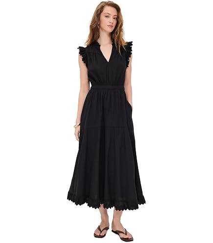xirena flynn dress black Women's Finnian Dress, Black, L at Amazon Women's Clothing store Any suggestions for shapewear Shoe Size:7 Soleil Dot Embroidery USA-BF24HERO