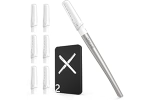 opove Dermaplaning Tool Set,Professional Dermaplane Tools with 6 Refill Blades,Peach Fuzz Removal & Eyebrow Shaper–Face Shavers for Women,Facial Hair Razor Help Exfoliate and Smooth The Skin (Silver)