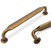 GIYURO 10 Pack Antique Brass Cabinet Pulls 5 Inch(128mm) Kitchen Cabinet Handles Cabinet Hardware for Drawer Pulls