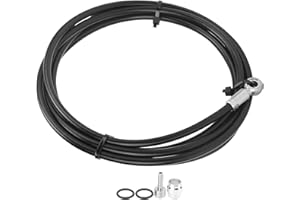 Bike Brake Hose, 2M Bicycle Disc Brake Hose Bike Brake Line Tubing Disc Brake Oil Tube with Connection Insert for Guide R/RS/