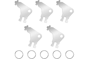 QOAIMU 5Pcs Paper Towel Dispenser Key, Universal Replacement Key Compatible with Georgia Pacific Commercial Towel and Toilet Paper Dispensers