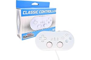 Old Skool Classic Controller for Wii and WiiU White