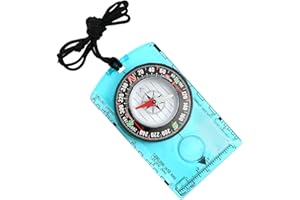 SOMUMOK Orienteering Compasses Survival Navigation Compasses Camping Multifunctional Compasses Ruler for Map Reading Backpack