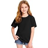 NUMYEAN Girls Short Sleeve T-Shirts Oversize Top Shirt for Tween Girl Trendy Clothes Size 5-14 Years