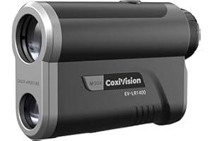 CoxiVision 1400-3000 Yard HD Laser Rangefinder for Hunting, 7X Magnification, Red OLED Display, Bow/Rifle Mode, Angle Compensation, Scan