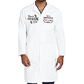 Personalized Embroidered Lab Coat for Men & Women Add Your Name Text Custom Medical Laboratory Coat