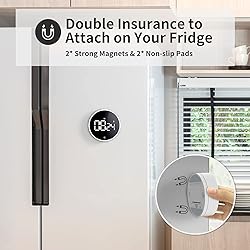 VOCOO Digital Kitchen Timer - Magnetic Countdown