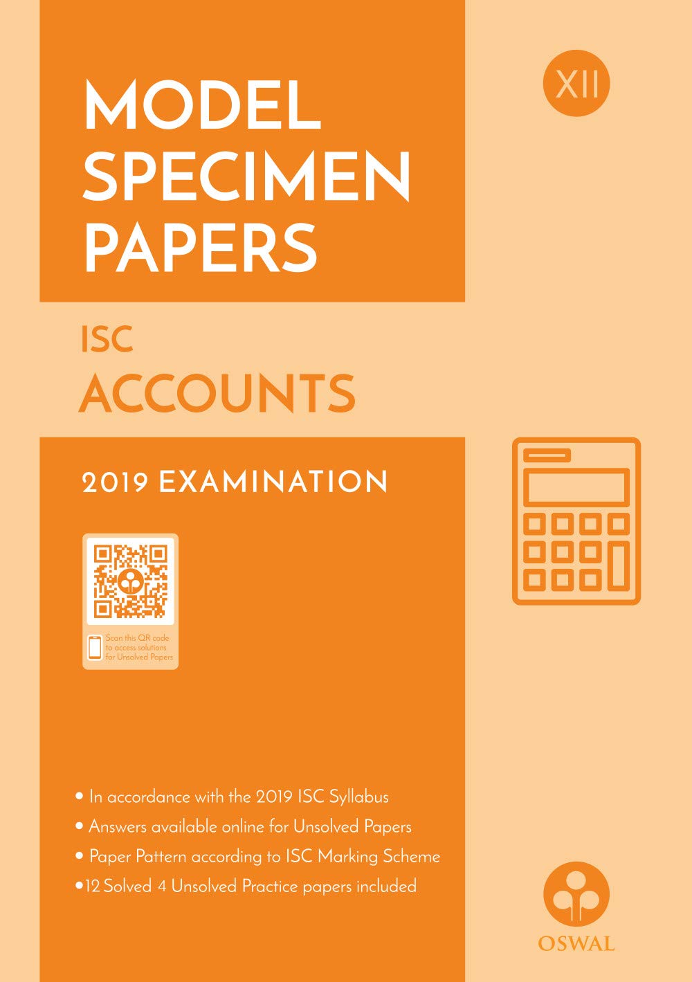 Model Specimen Papers for Accounts: ISC Class 12 for 2019 Examination