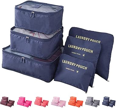 6 pcs travel organizer