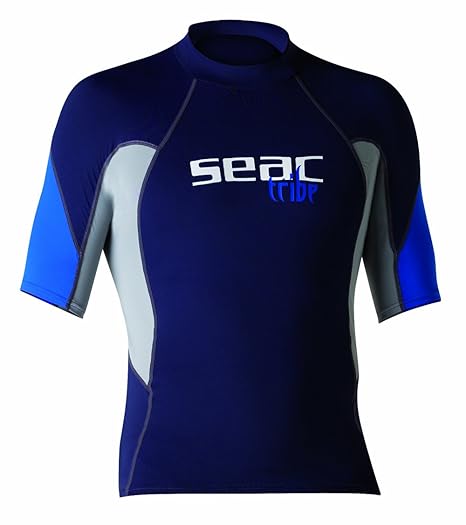 Seac Herren RAA Short Evo Rash Guard Uv-Schutz-Shirt Zum Schnorcheln Und Schwimmen Kurzarm