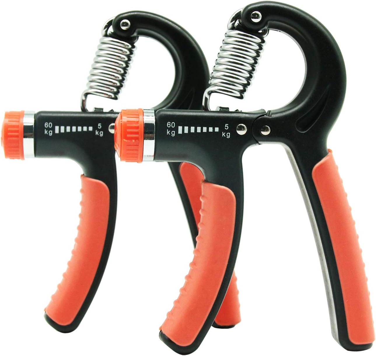 Adjustable Grip Strength Trainer,Hand Exerciser Grip Strengthener Squeeze Spring Resistance 11-132Lbs(5-60KG),Hand Press Exercise Gripper Best for Hand Wrist Forearm Flexor Strengthening Workout
