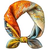 27Inches Hair Bandanas Scarf For Women Lightweight Fashion Neck Silk Satin Head Scarves For Sleeping Handbags Scarf