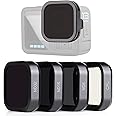 SOONSUN 4-Pack ND & CPL Lens Filter Set for GoPro Hero 13 Black, ND8 ND16 ND32 CPL, Multi-Coated HD Optical Glass Neutral Density & Circular Polarizer Filter for Outdoor Photography & Video Shooting