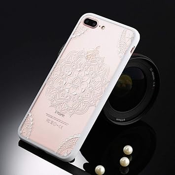 OPXZPM Caja del teléfono Floral Sexy. para Apple iPhone 7 8 6 6s 5 5s SE