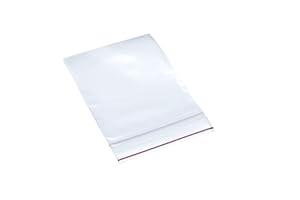Minigrip Red Line MGRL2P0304 Polyethylene (LDPE/LLDPE Blend) Clear Reclosable Bag, 4" Length, 3" Width (Pack of 1000)