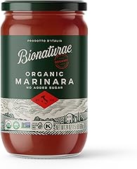 Bionaturae Organic Marinara Pasta Sauce - Tomato Sauce for Spaghetti, Pizza, & Lasagna, Gluten Free, Non GMO, No Added Sugar,