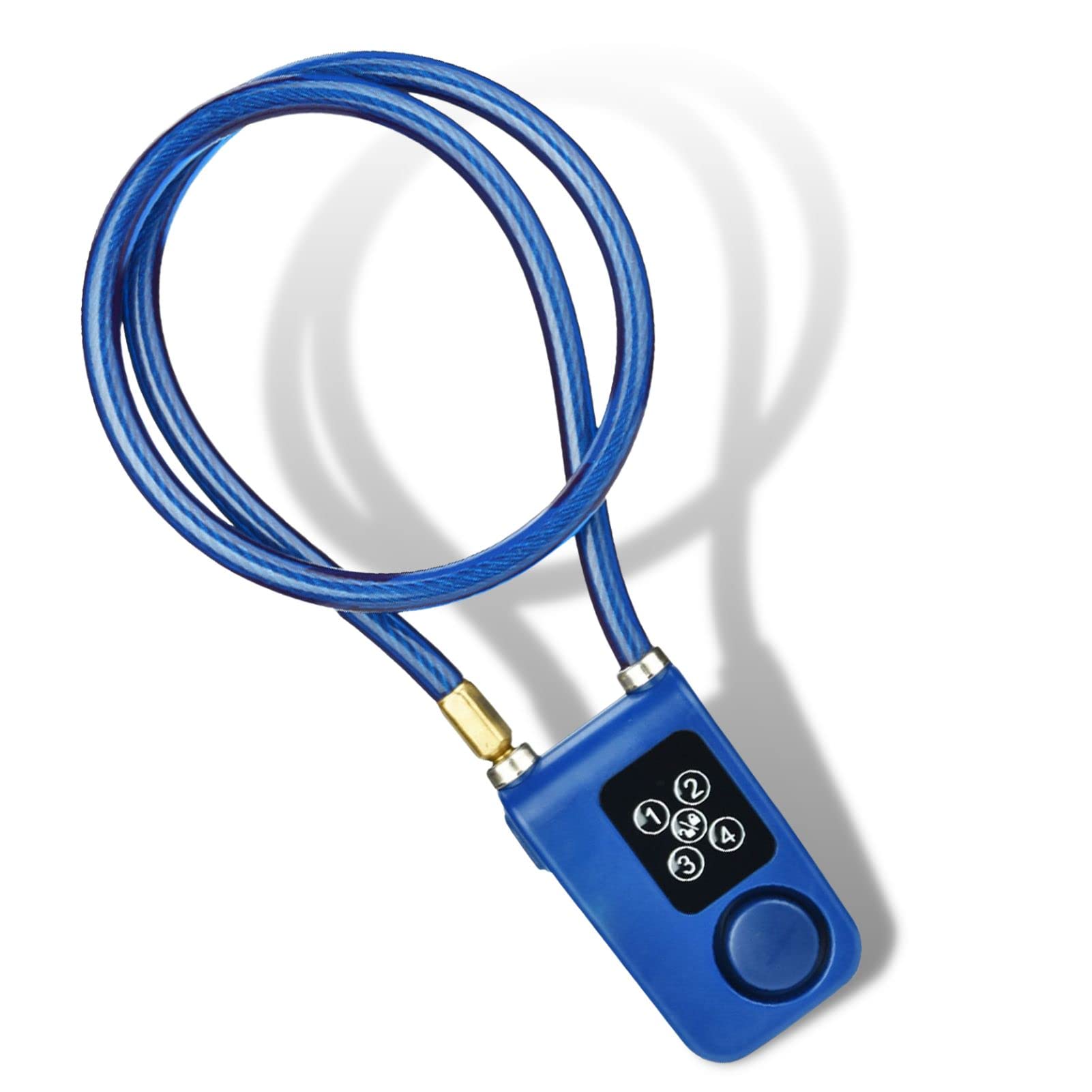 Leapiture Bike Anti theft Lock, Keyless Alarm Bike Lock Digital Password Security Lock Anti-theft Smart Alarm Lock Smart Alarm Lock for Bike Motorcycle Gate