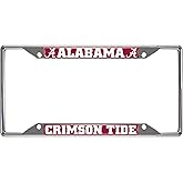 FANMATS NCAA Chrome Metal License Plate Frame
