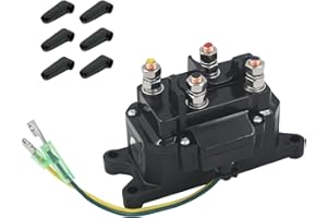 RAYESYTH Winch Solenoid Relay Contactor 12V 250A Winch Switch for Warn # 2875714/63070 / 74900 ATV UTV 1500-5000lbs