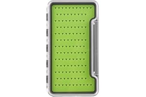 Maxcatch Super Slim Waterproof Fly Fishing Box Easy Grip Foam/Silicone Insert Multi Size (AHB99S (Silicone Insert))