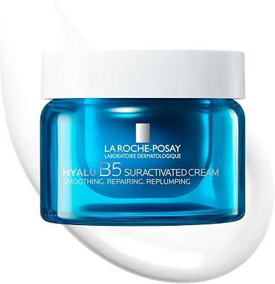, Hyalu B5, Crème Suractivée, Crème Visage Raffermissante, Lissante et Repulpante, Enrichie en Acide Hyaluronique et Vitamine B5, Pour Tous Types de Peaux, Pot Rechargeable, 50 ml