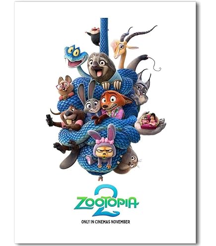 Amazon.com: Disney Zootopia 2 (2025) - Nick & Judy Wall Poster
