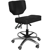 SKINACT Comfortable Esthetician Chair (Black)